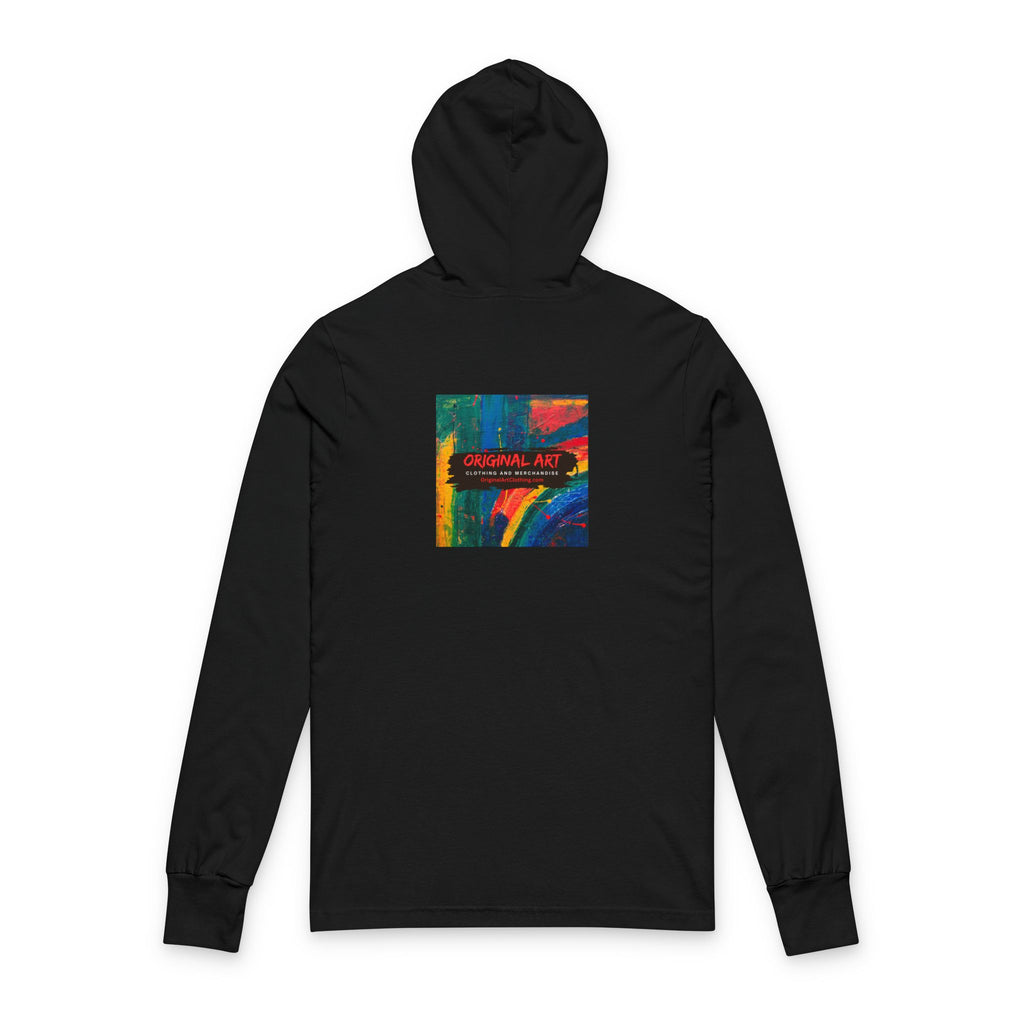 "Game On! Level Up!" Long-Sleeve Hooded Tee