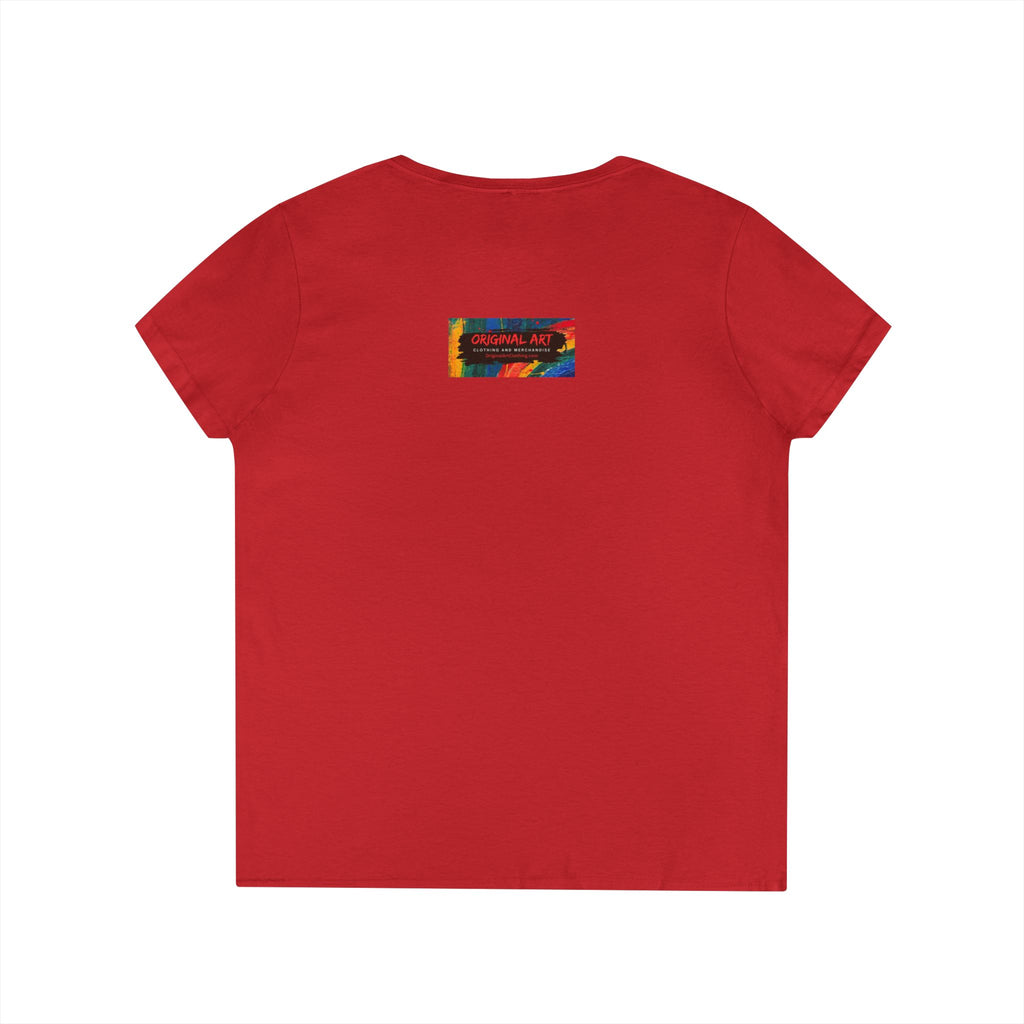 Dog Park V-Neck Tee for Women