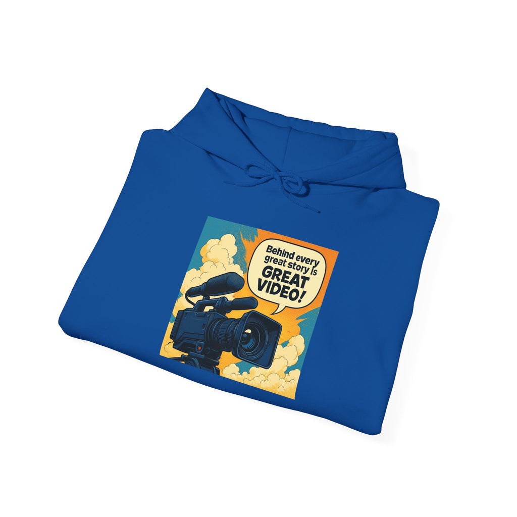 "Behind Every Great Video" Graphic Sweatshirt