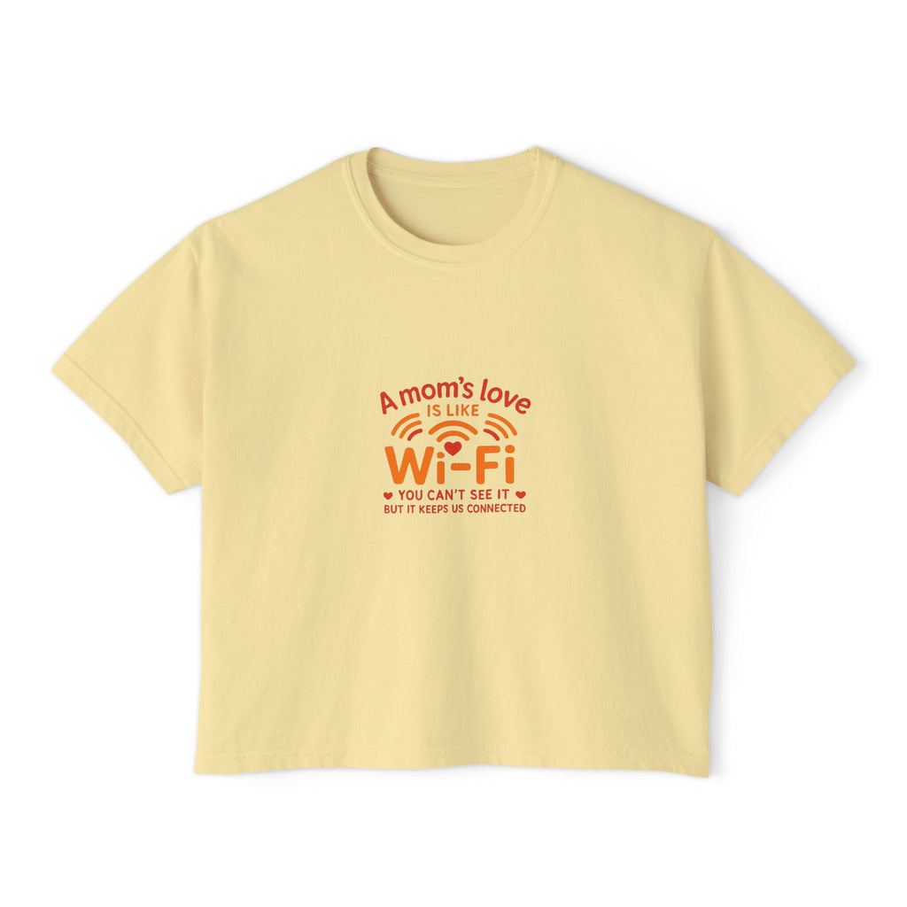 Mom's Love Wi-Fi Boxy Tee