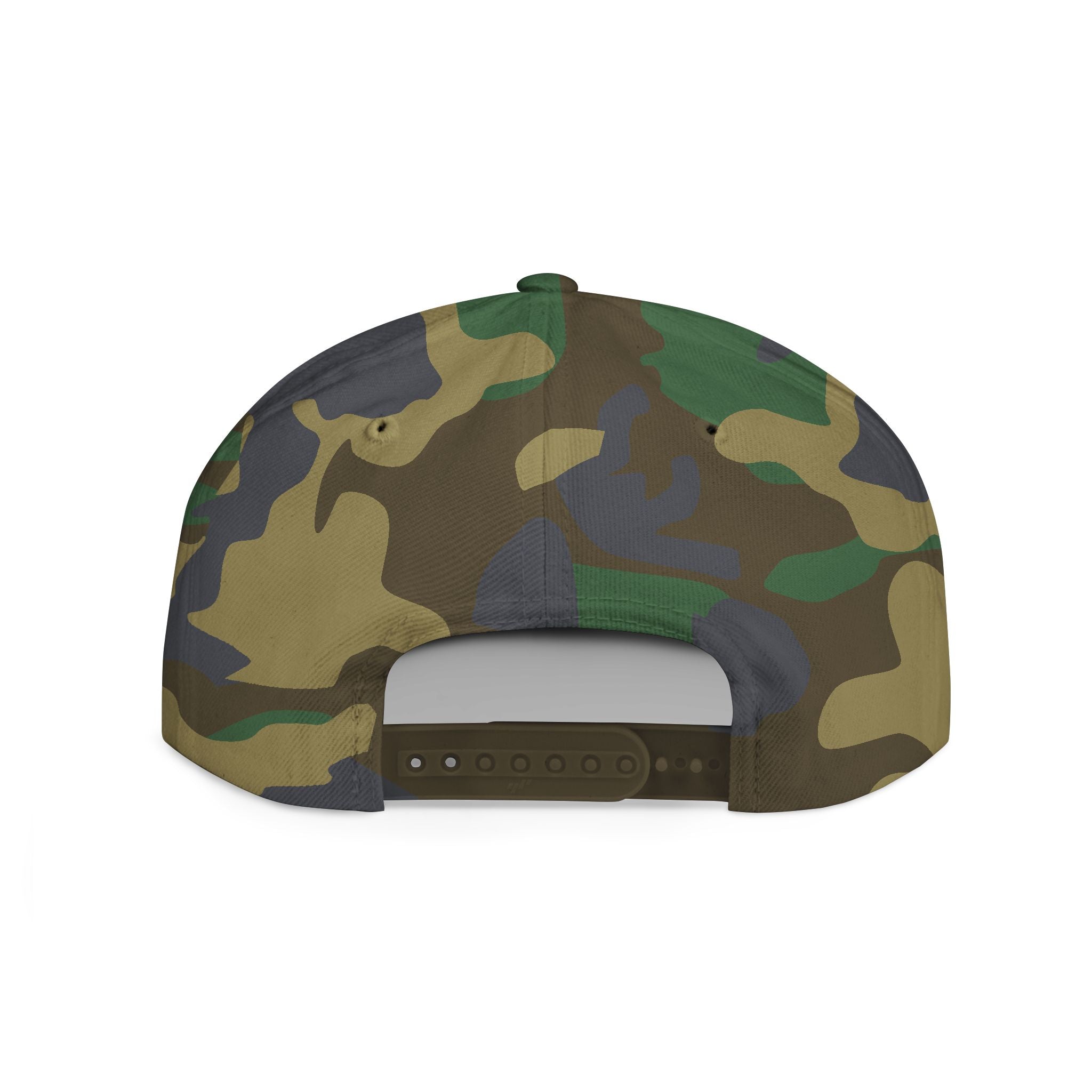 Snapback Hat — "Live Music Is My Jam" Graphic Flat Bill Cap