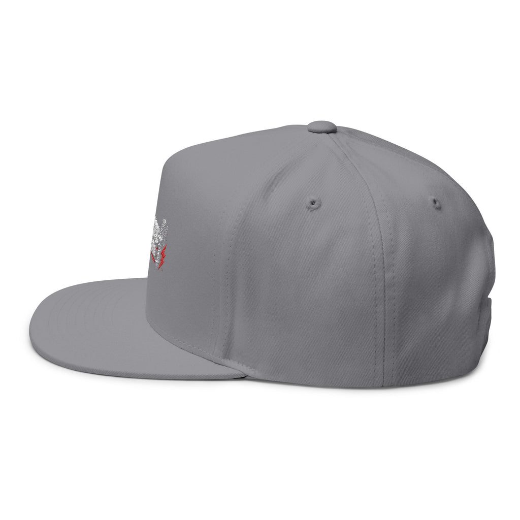 Live Music Is My Jam Embroidered Flat Bill Cap — Guitar & Mic Music Lover Snapback