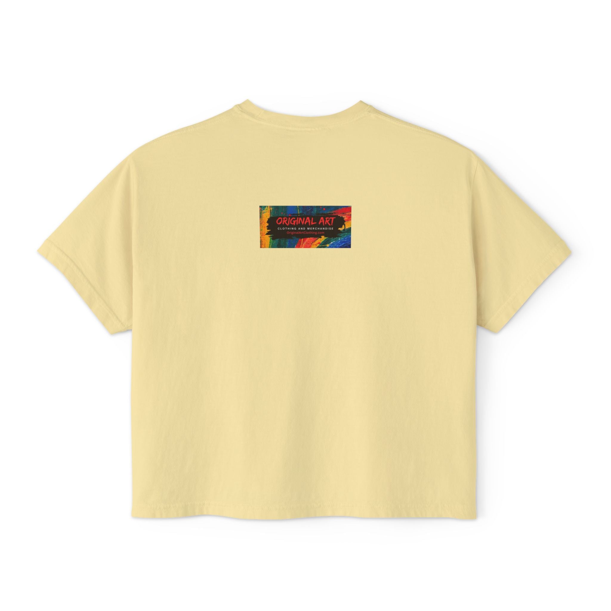 Coolest Grandma in the World Boxy Tee — Cute Women's Cropped Grandmother Shirt