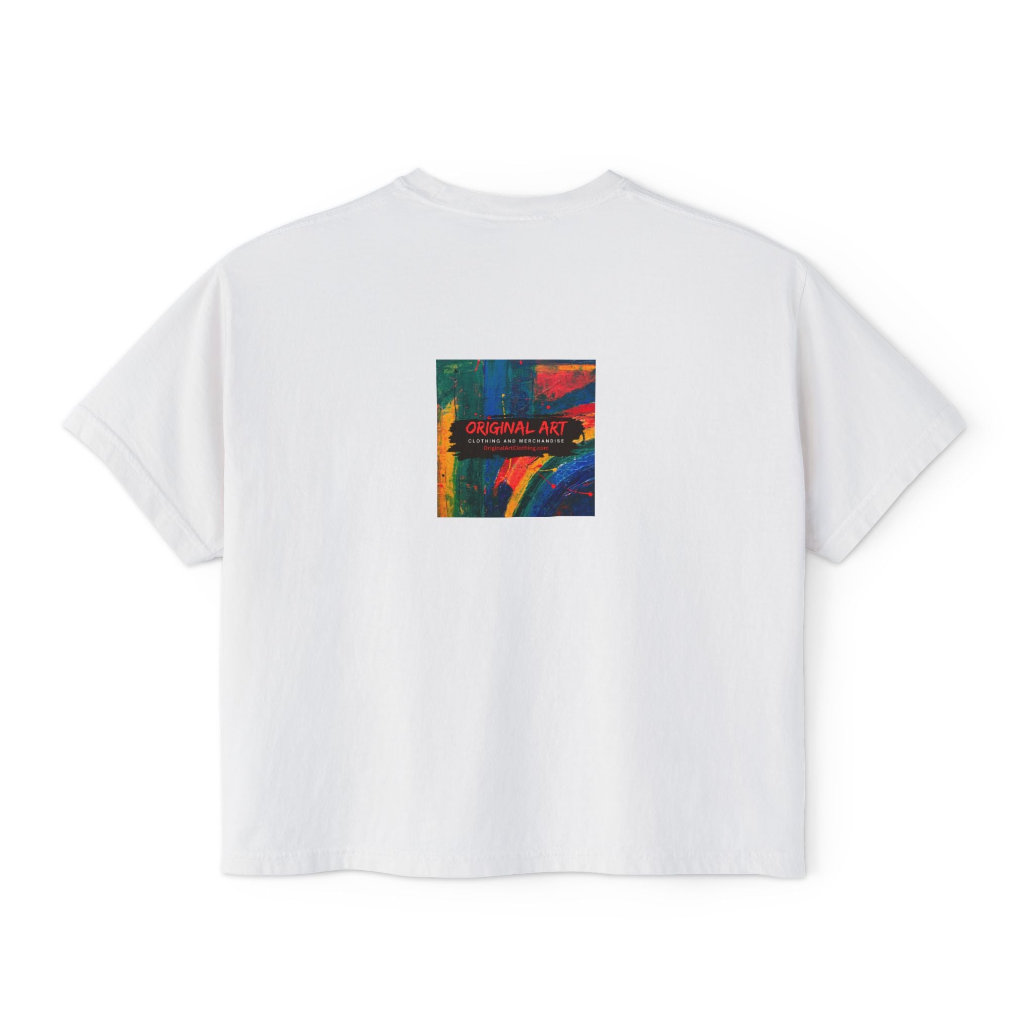 Teacher Boxy Tee — "I teach. Every Day Is Bring Your Sense of Humor to Work Day"