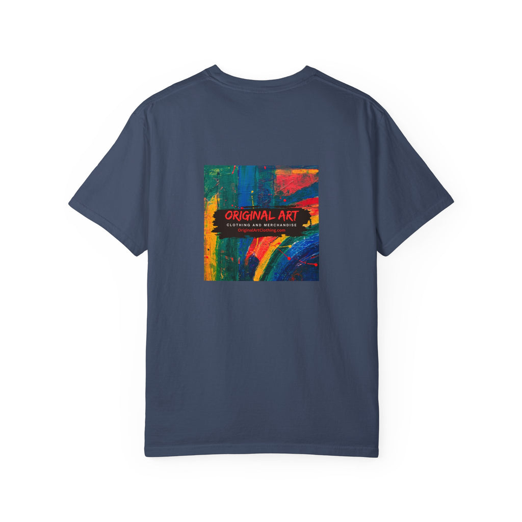 FIYA Flame Graphic T‑Shirt — Retro Fire Lettering Tee (Original Art)