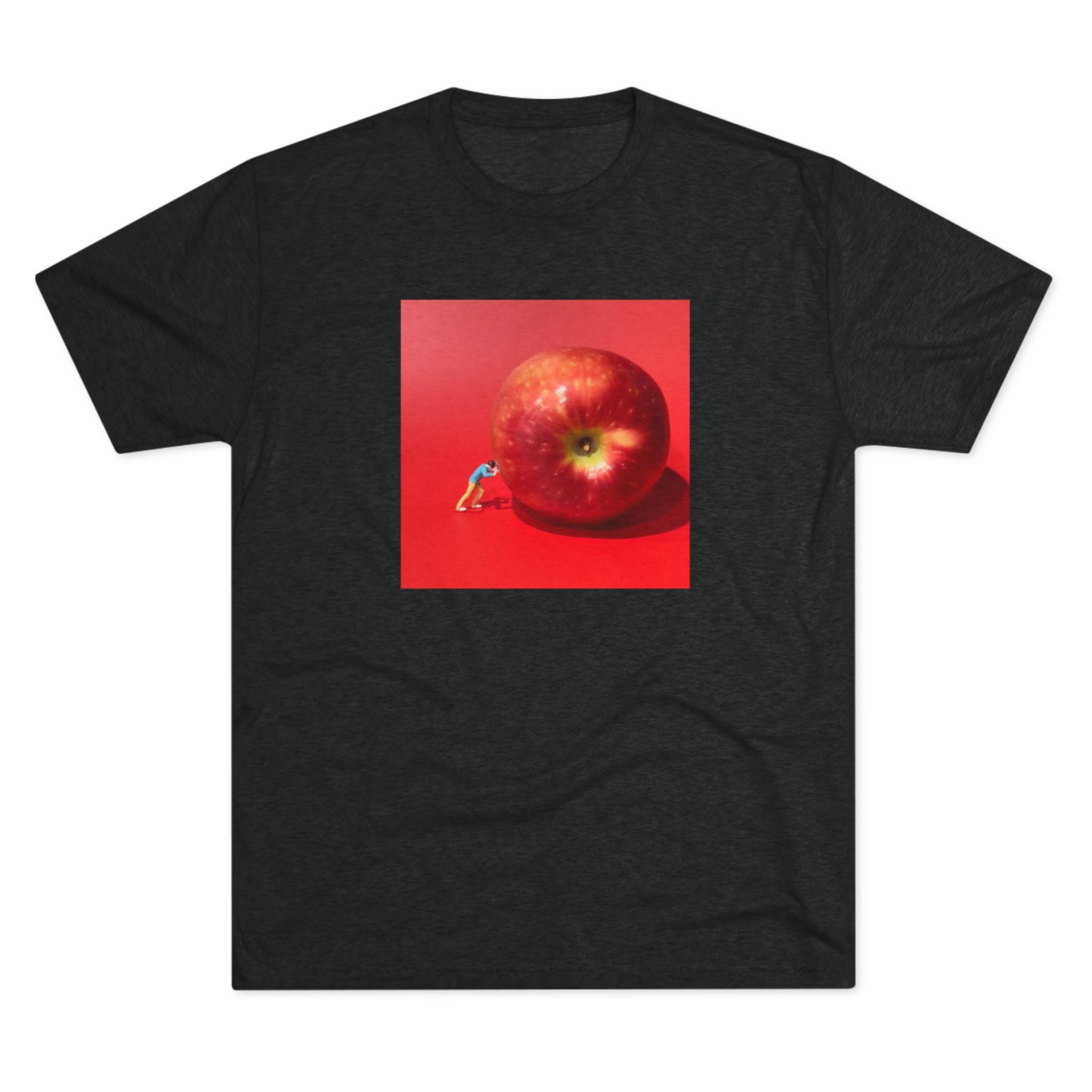 Artistic Apple Graphic Tee — Original Art Square Print