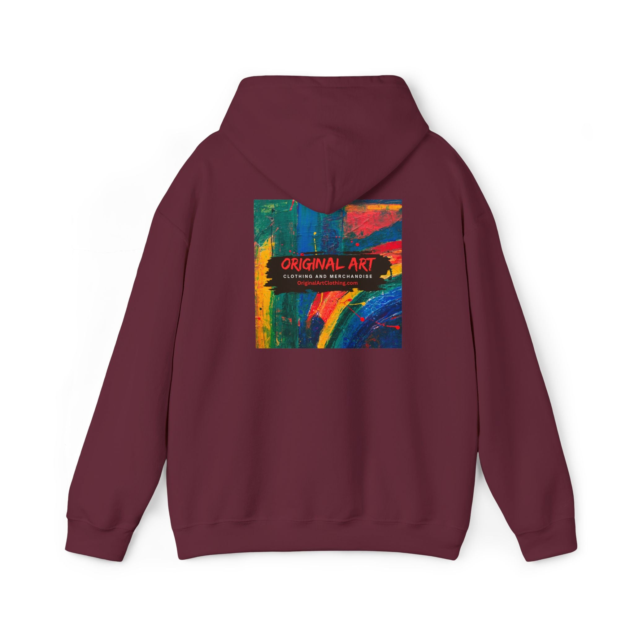 "Producing is My Super Power!" Retro Arcade Girl Graphic Hoodie — "Original Art" Back Print