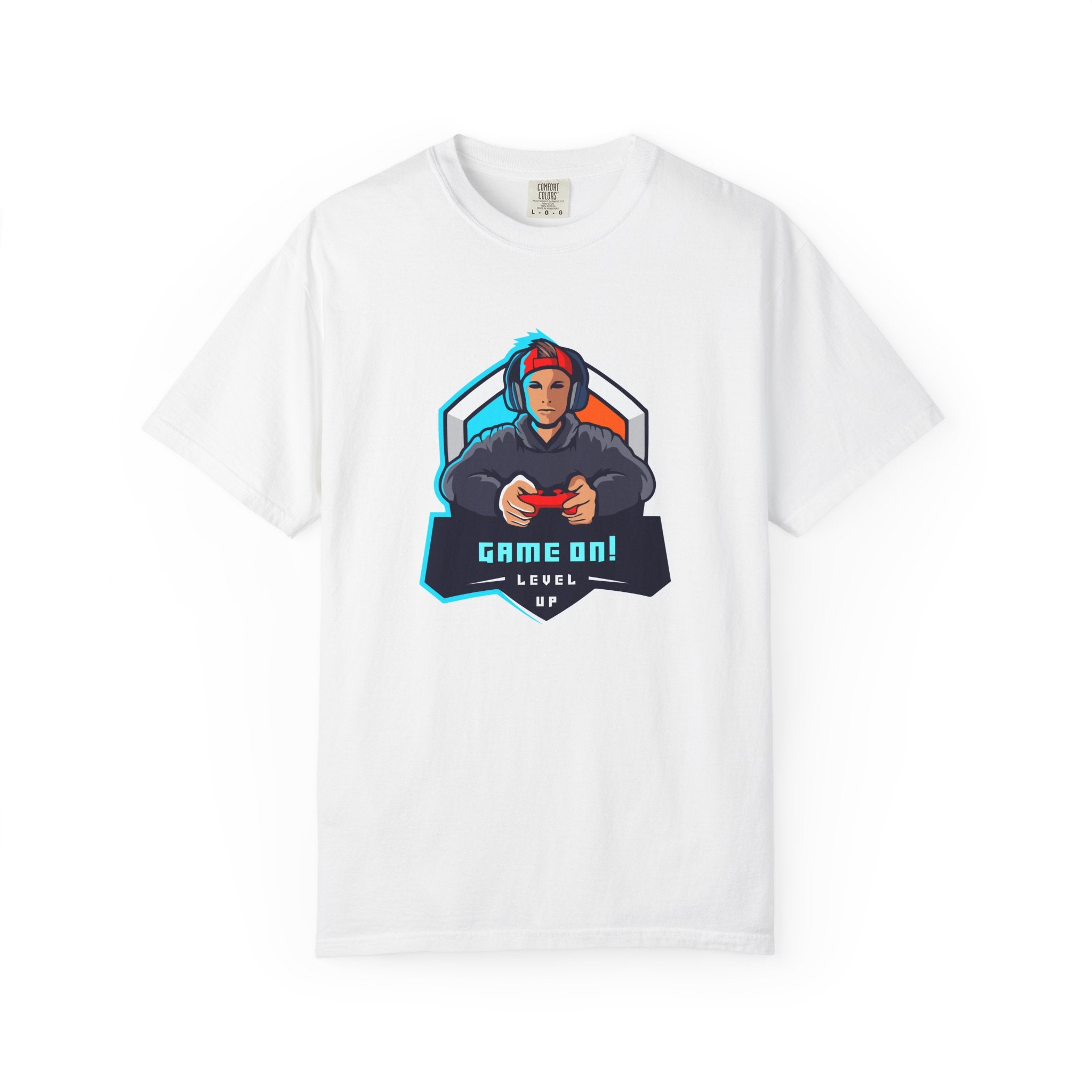 "Game On! Level Up" Graphic Tee Shirt
