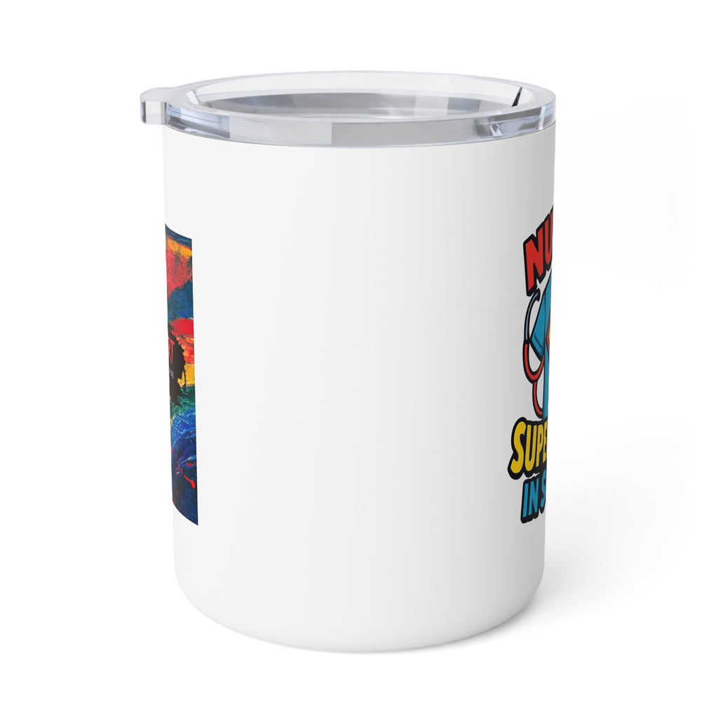 Nurse Insulated 10oz Coffee Mug —  Super Heroes in Scribs