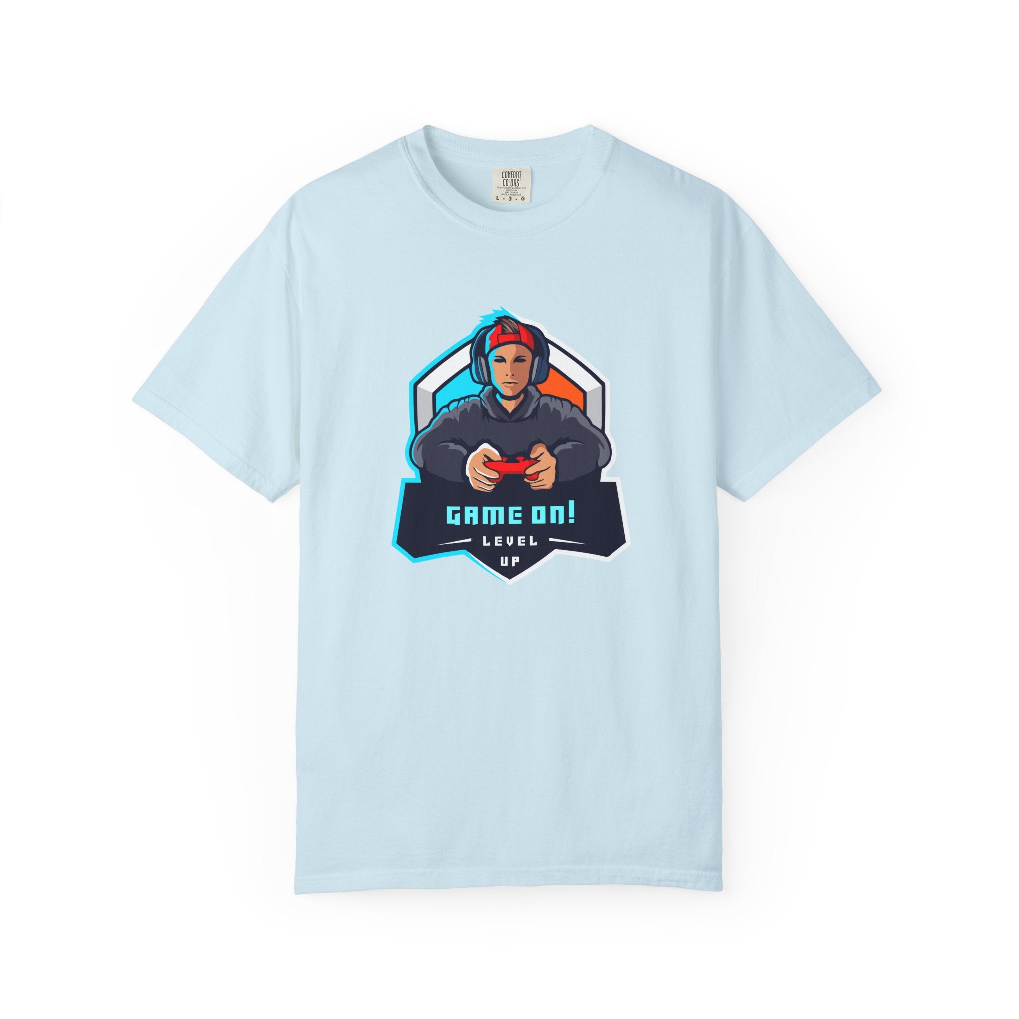 "Game On! Level Up" Graphic Tee Shirt