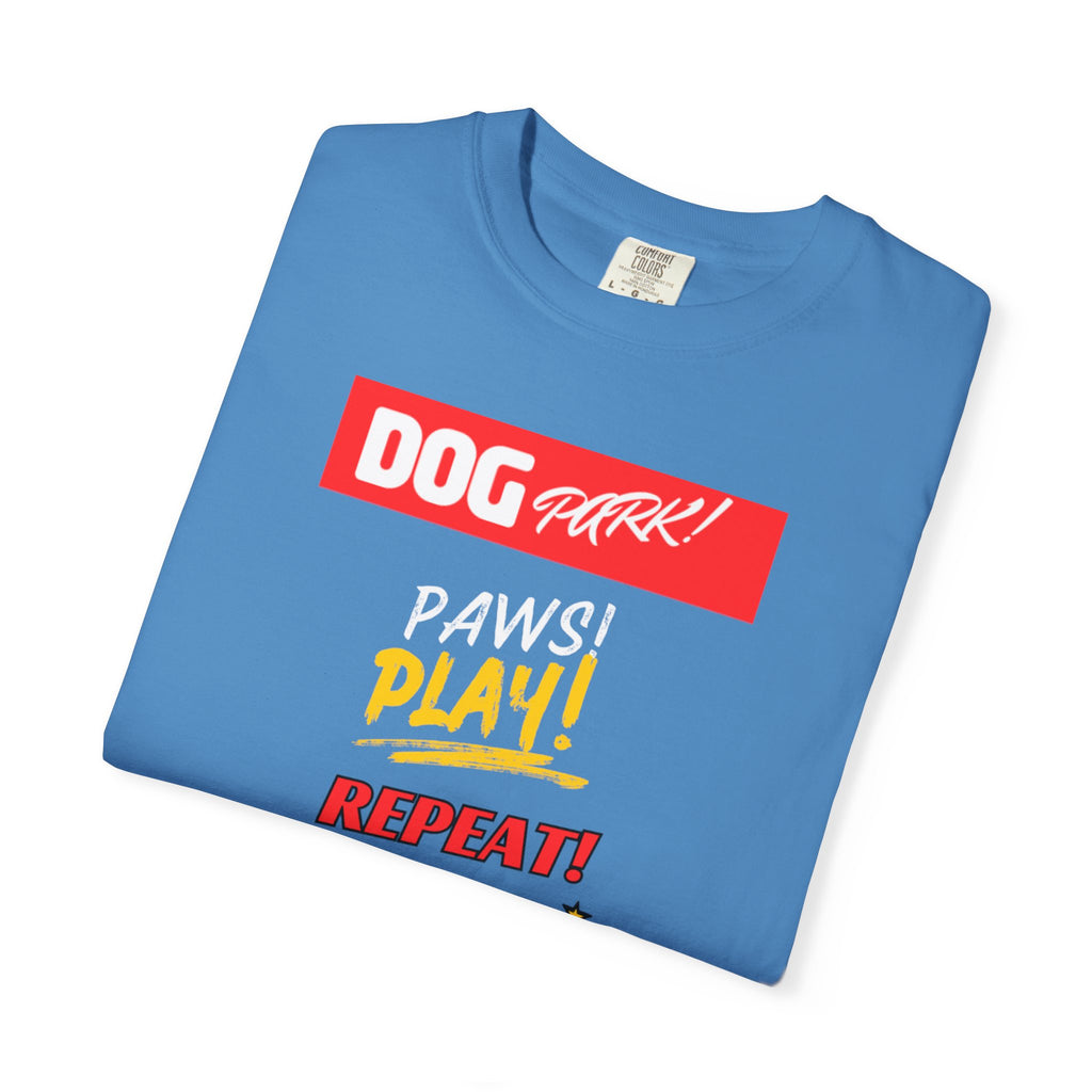 Dog Park Unisex Garment-Dyed T-shirt