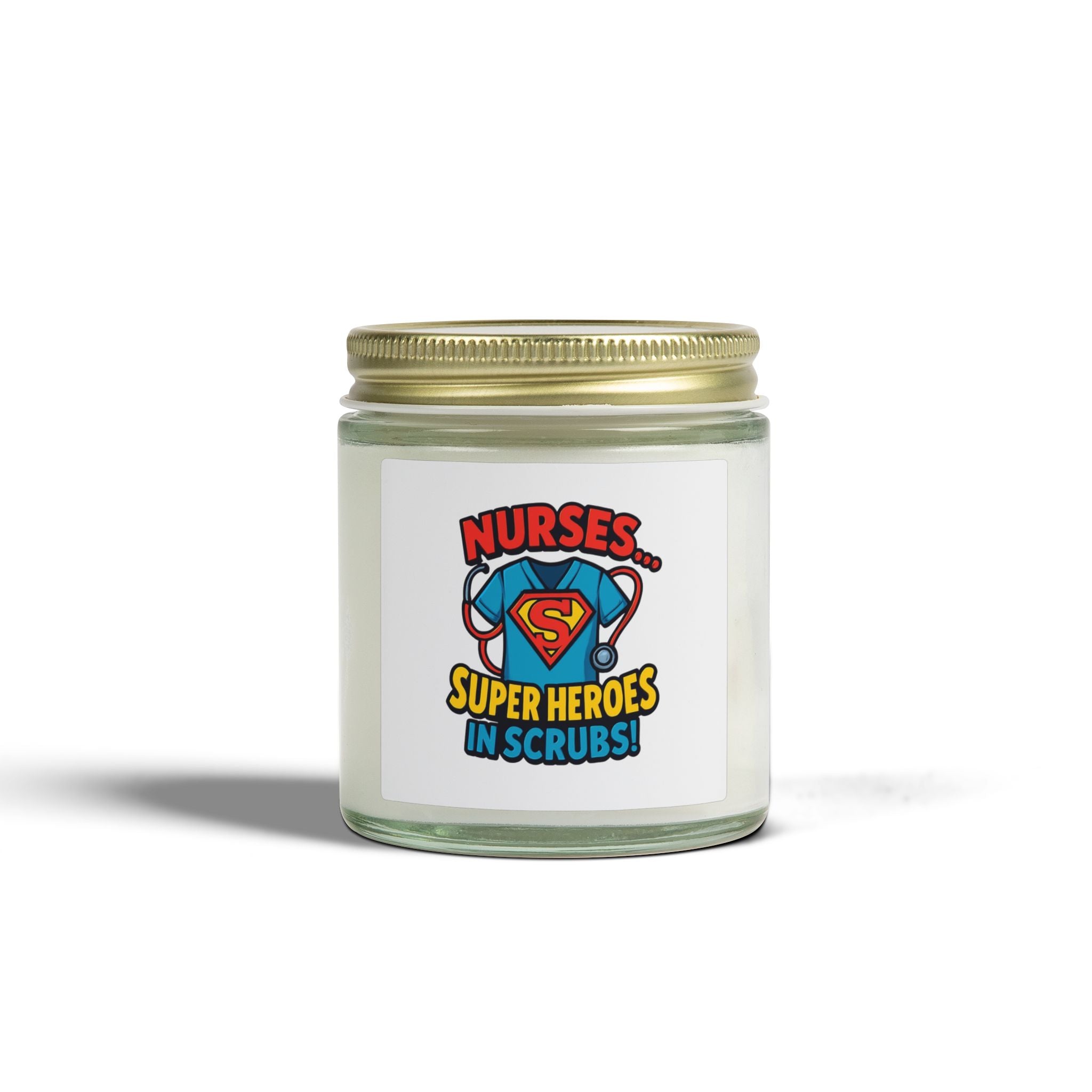 Nurse Superheroes Candle — Coconut Apricot Scent (4oz & 9oz)