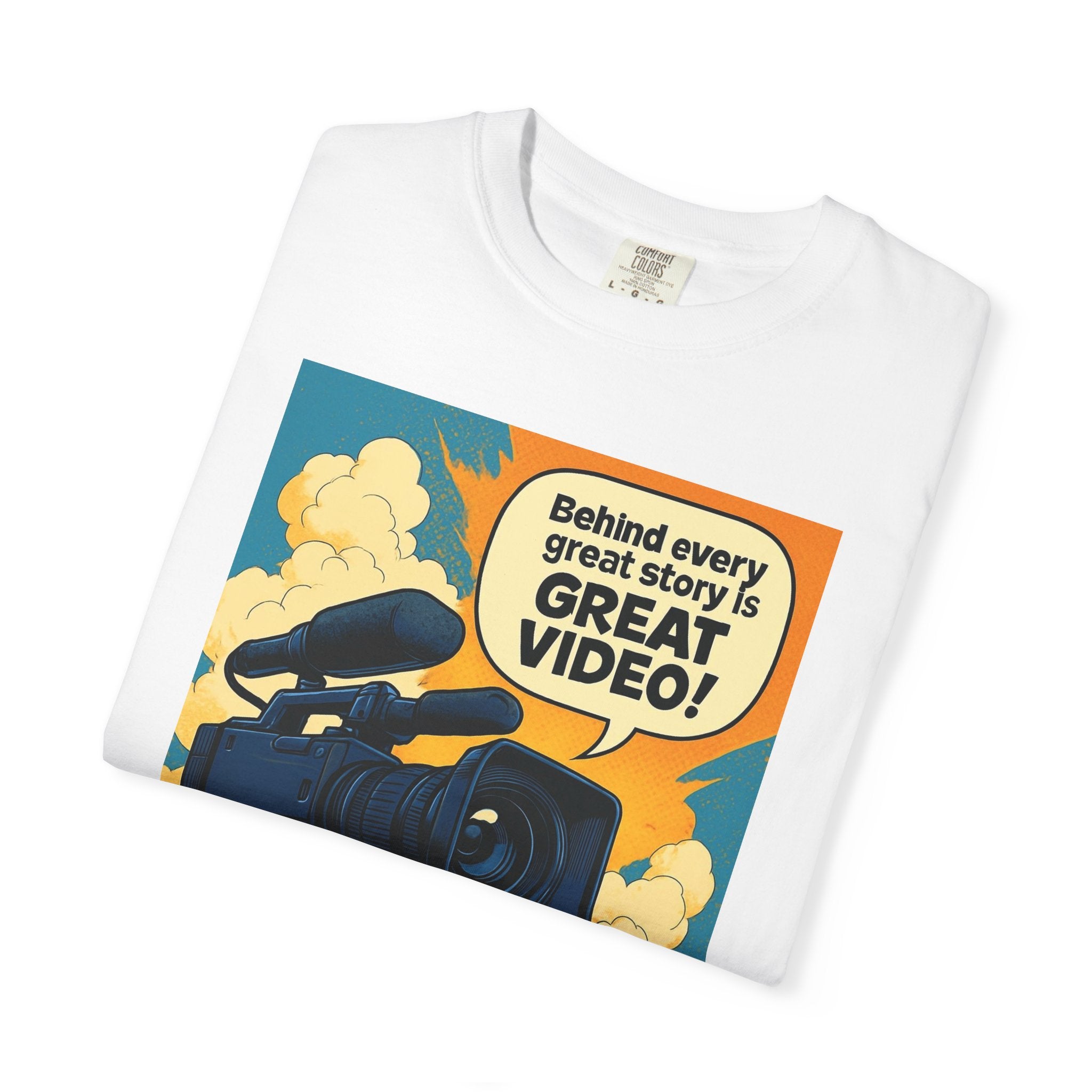 TV News Videographer Unisex Garment-Dyed T-shirt