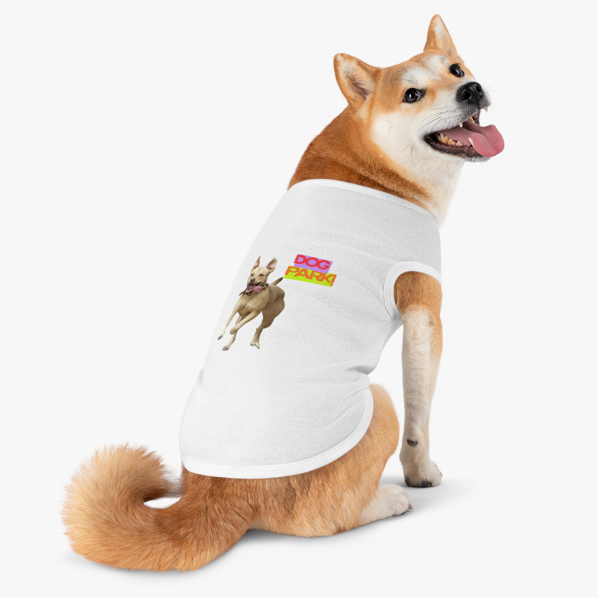 Dog Park Pet Tank Top for Playful Pups, Cute Dog Apparel, Summer Dog Fashion, Pet Birthday Gift, Outdoor Adventure Gear