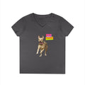 Dog Park V-Neck Tee for Women