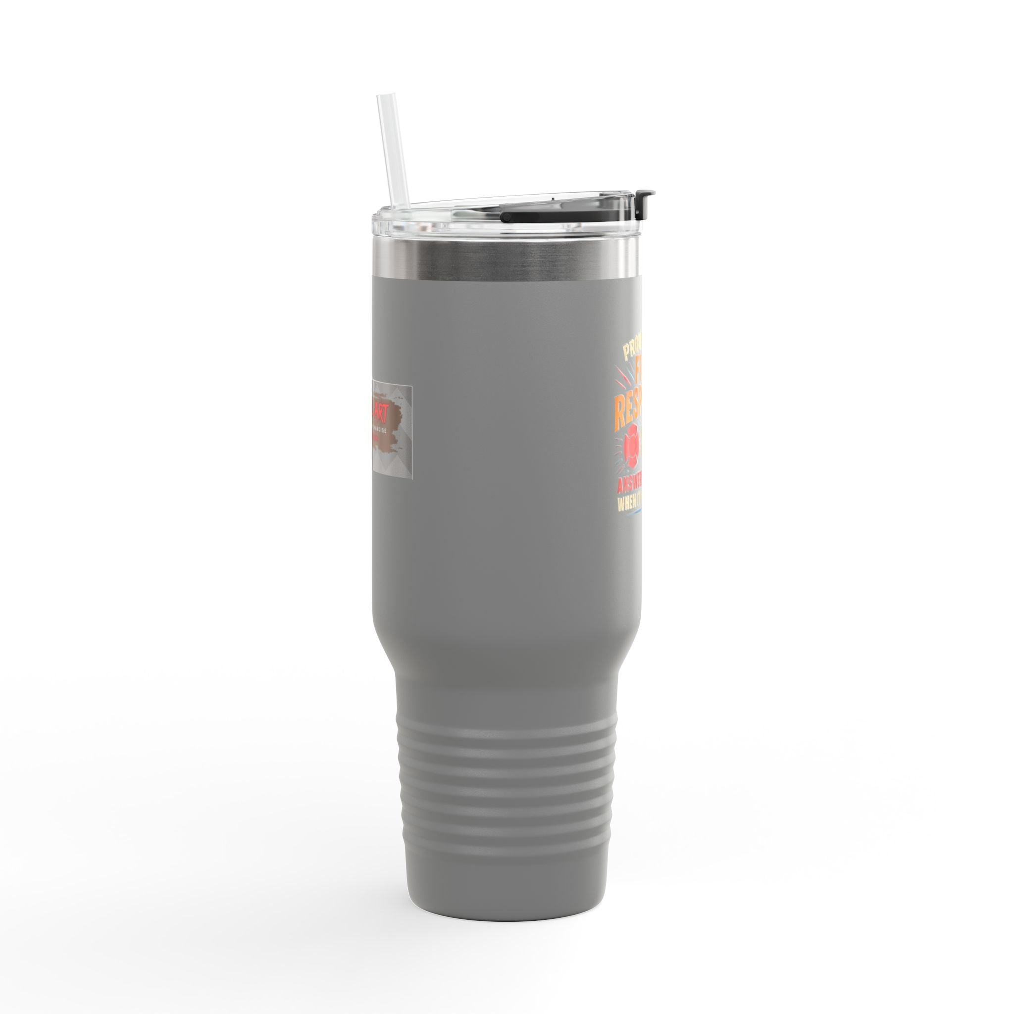 40oz Insulated Travel Mug - First Responder Appreciation Design (Answering the Call)