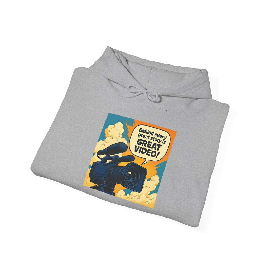 "Behind Every Great Video" Graphic Sweatshirt