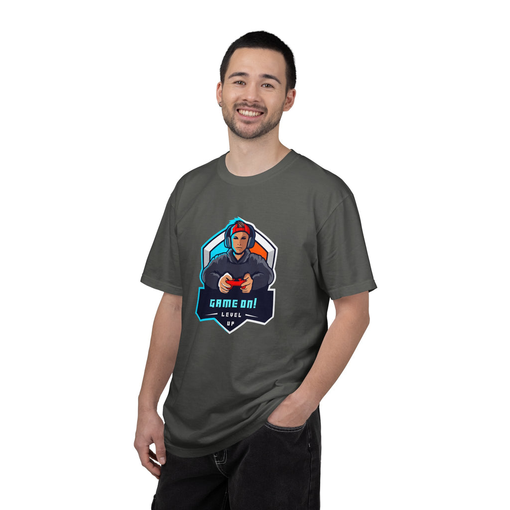 "Game On! Level Up" Graphic Tee Shirt