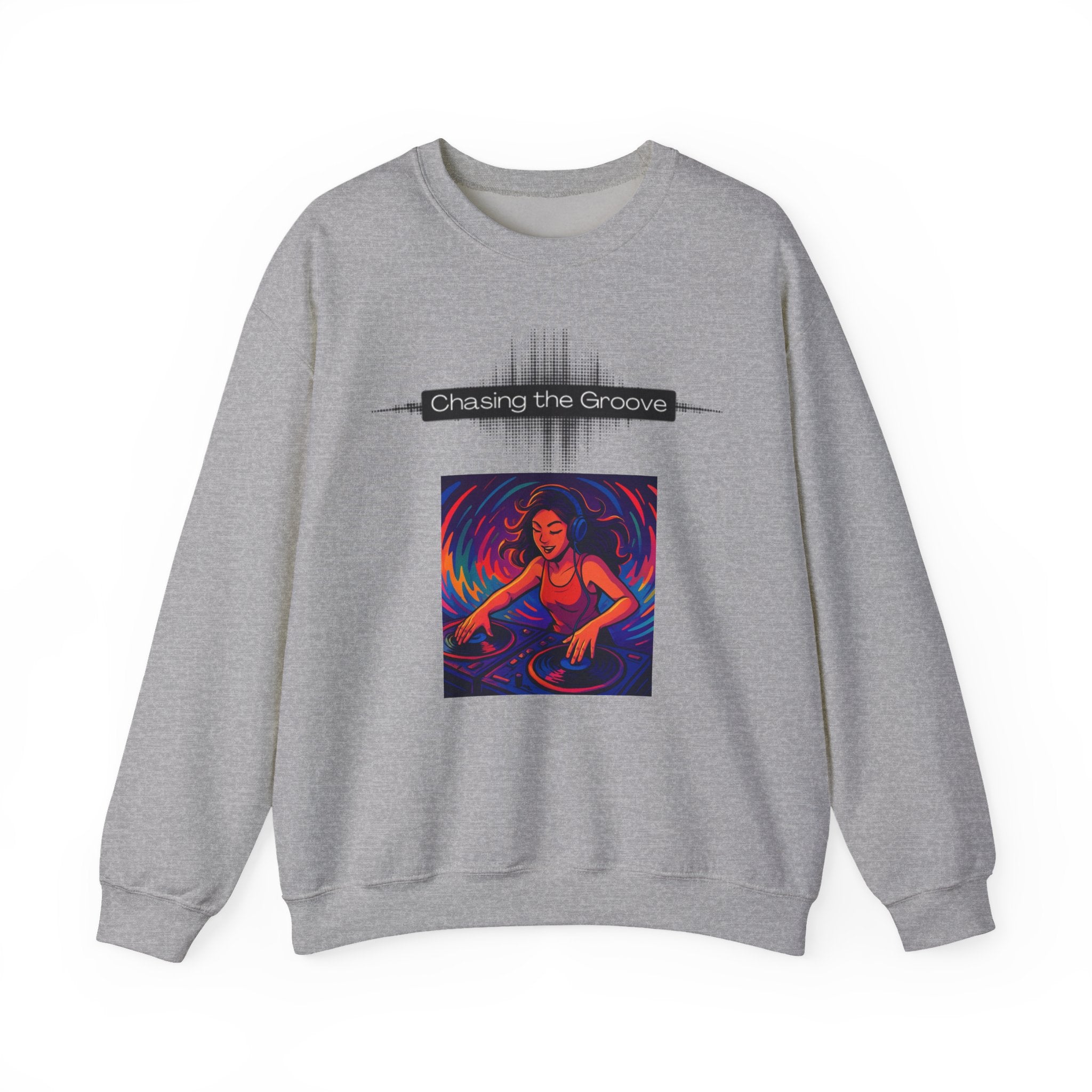 “Chasing the Groove” Soundwave Music Pullover--Crewneck Sweatshirt