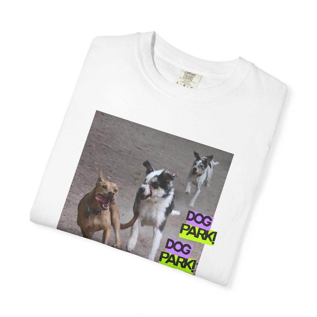Dog Park Graphic Tee | Fun Pet Lover Shirt, Casual Dog Parent Apparel, Unique Gift for Dog Owners, Animal Lover Fashion