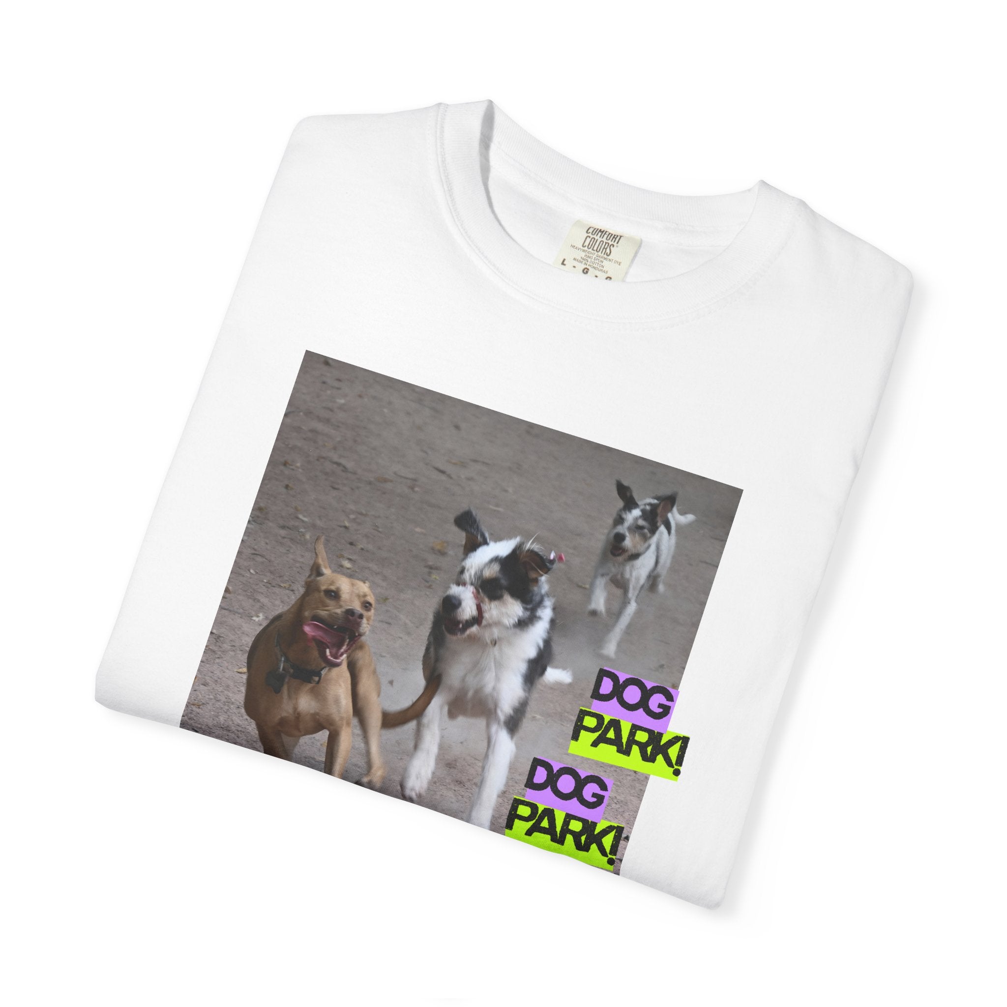 Dog Park Graphic Tee | Fun Pet Lover Shirt, Casual Dog Parent Apparel, Unique Gift for Dog Owners, Animal Lover Fashion