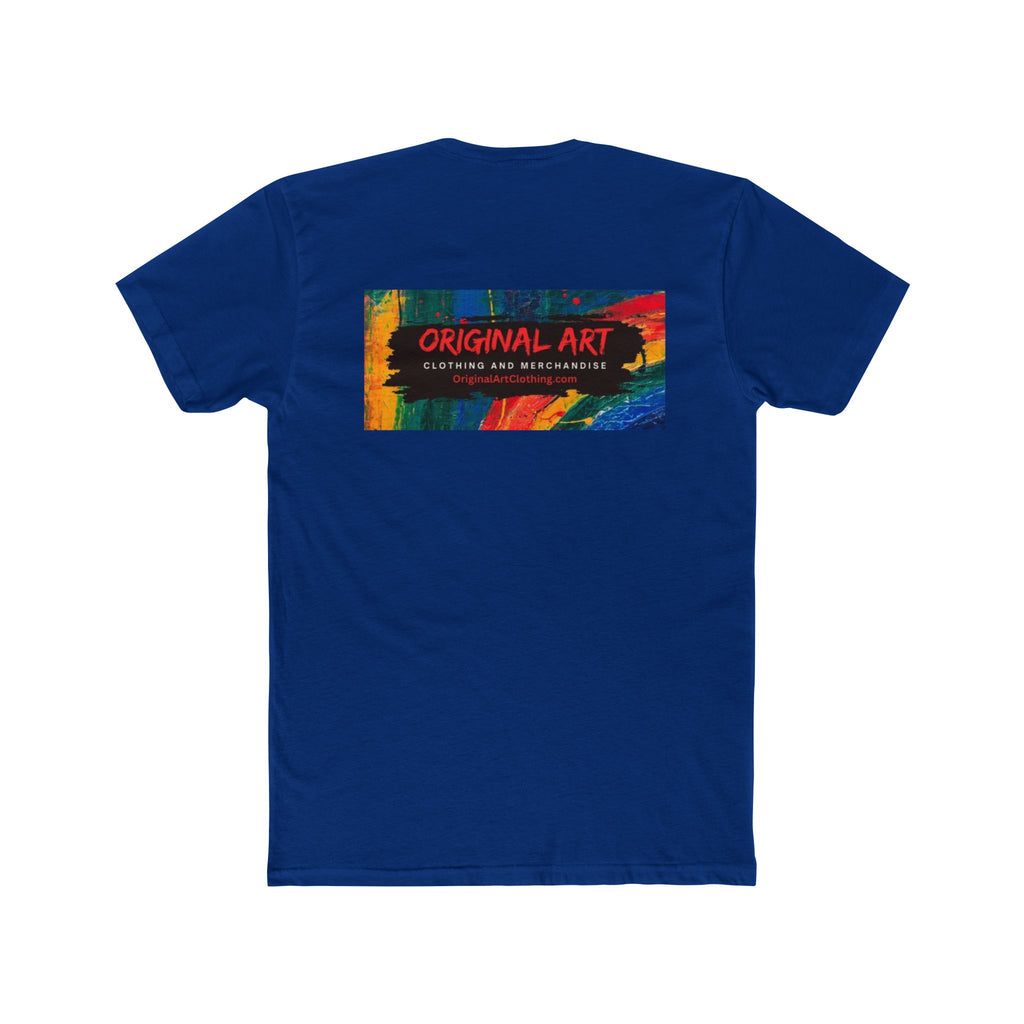 Happy Hour Crew Tee — "Happy Hour" Text Front & Original Art Back Cotton T‑Shirt