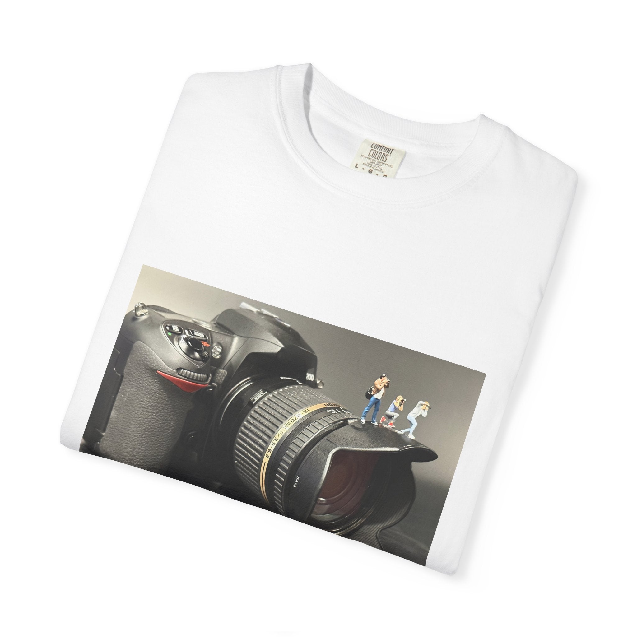 Patience & Focus Camera Tee — Photographer Inspirational Graphic T-Shirt