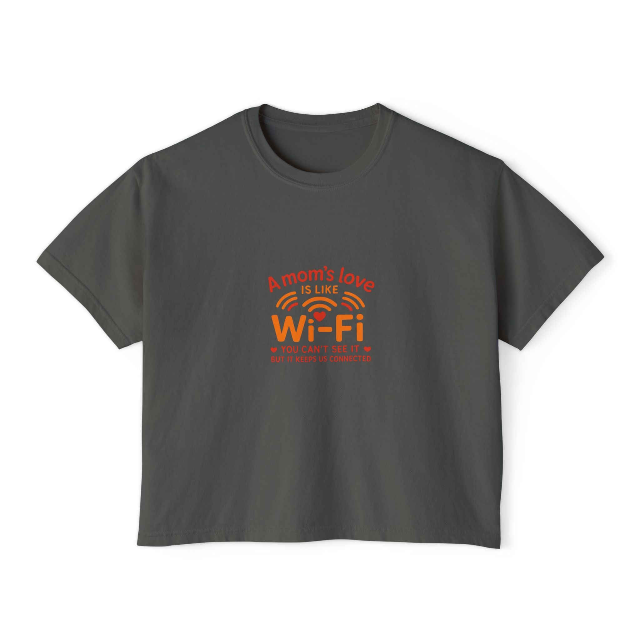 Mom's Love Wi-Fi Boxy Tee
