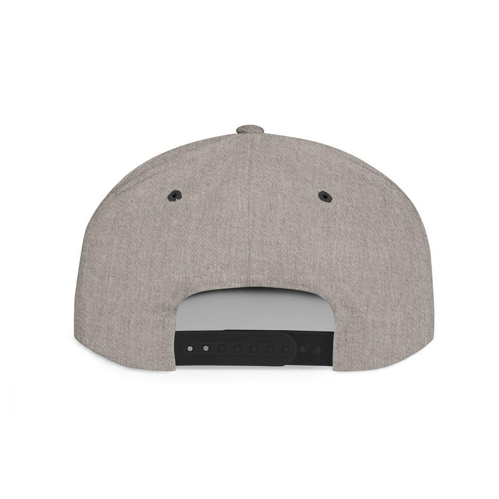Snapback Hat — "Live Music Is My Jam" Graphic Flat Bill Cap