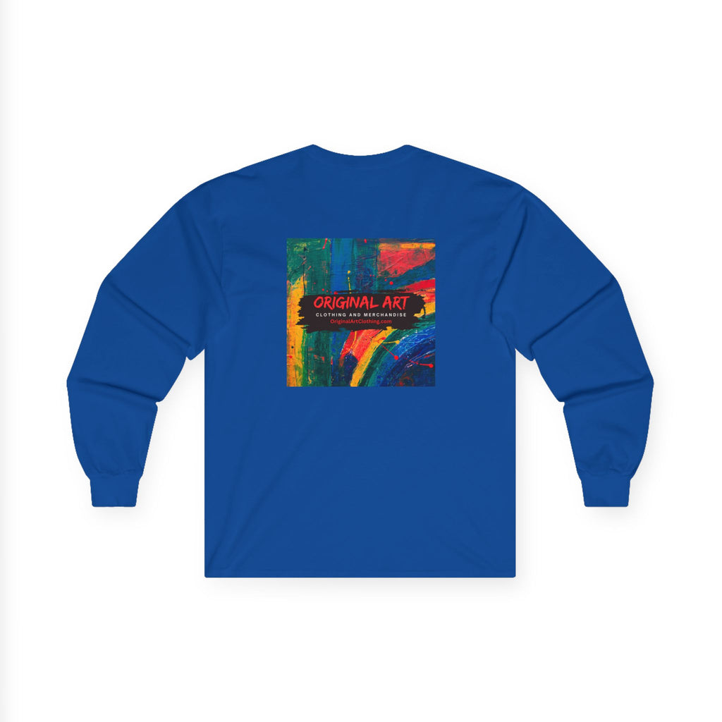 Long Sleeve Tee — "Deep Thought: I’m Sorry I Called You a Pompous Jerk" Minimal Square Graphic