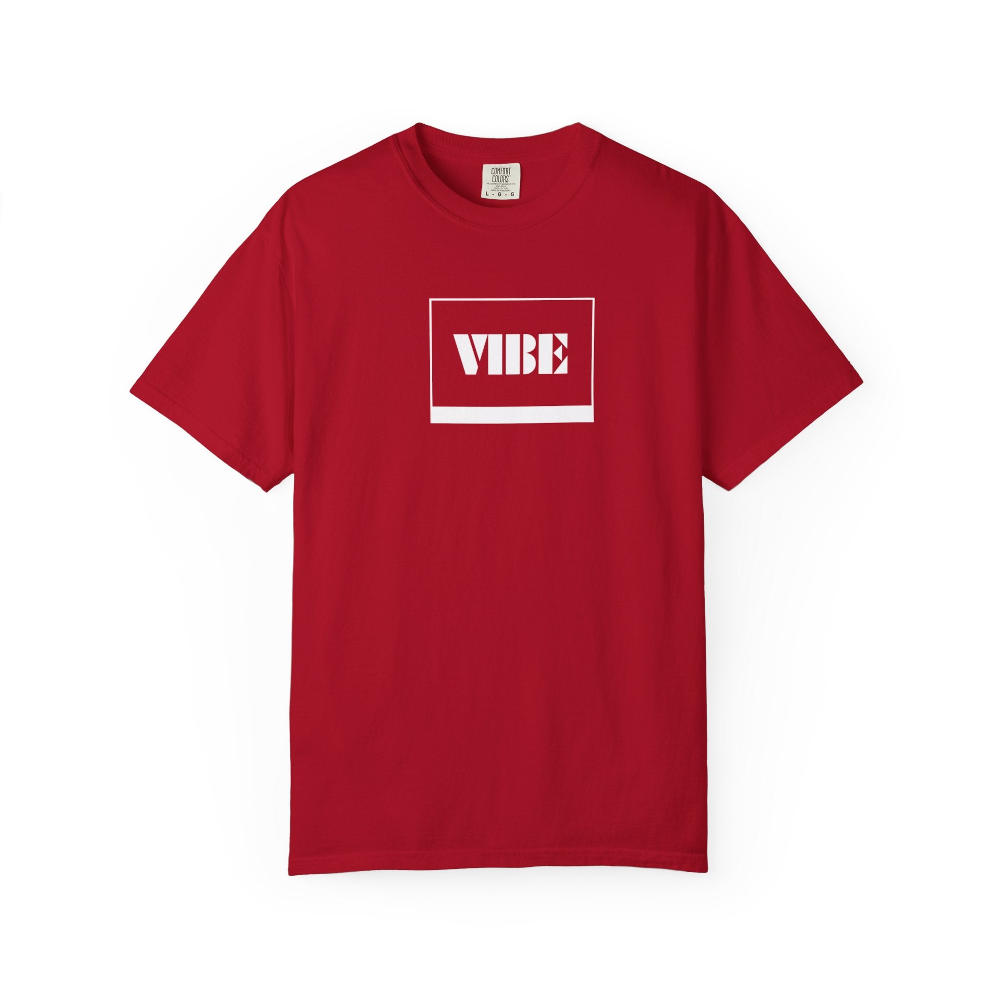 Vibe Unisex Garment-Dyed T-shirt | Casual Wear, Summer Fashion, Gift for Friends, Positive Vibes, Unique Streetwear