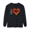 If It Sets Your Heart On Fire Long Sleeve T-Shirt — "If It Sets Your Heart On Fire" Graphic