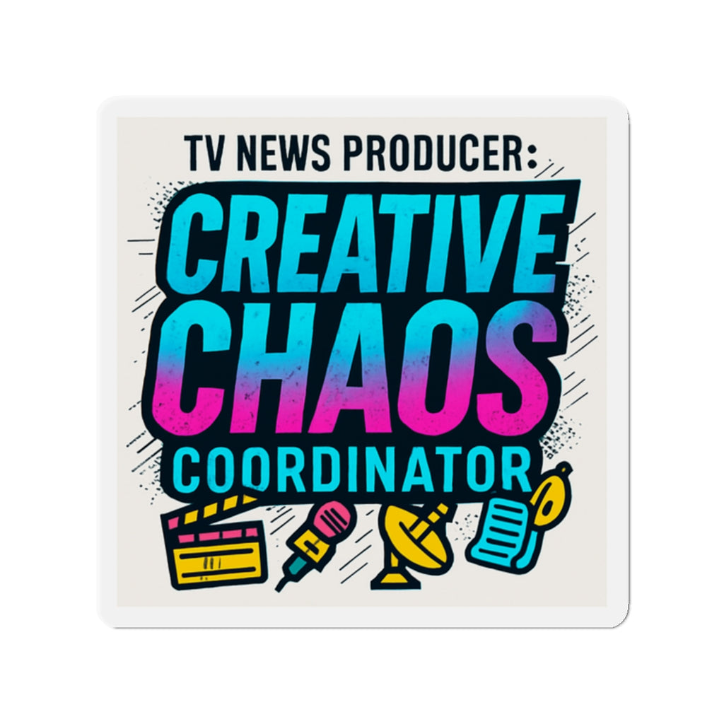 TV News Producers... Chaos Coordinator Die-Cut Magnets | Fun Gifts for TV News Producers | Home Decor & Office Supplies