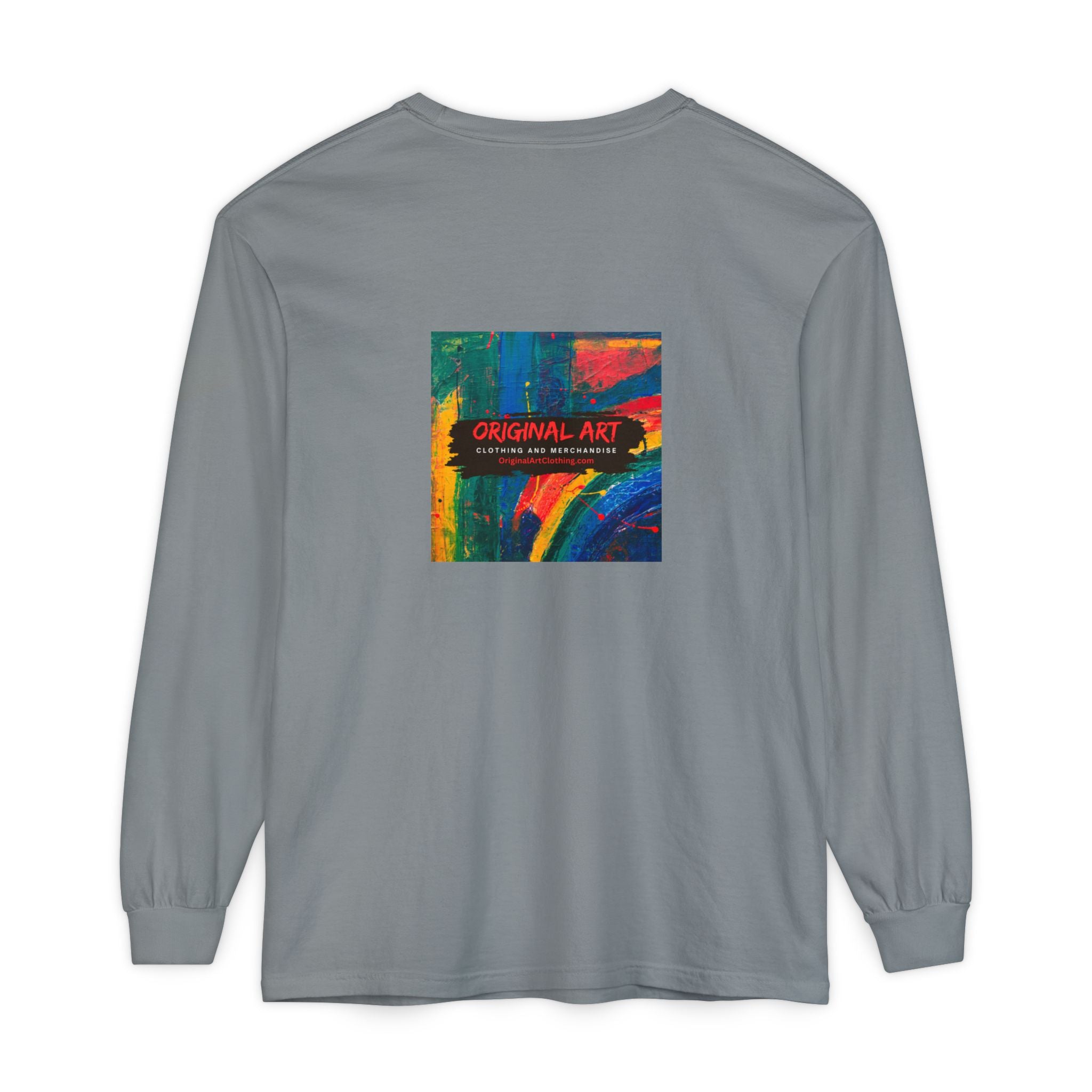 Producing is my super power! Long Sleeve T‑Shirt — Retro Comic Book Girl Graphic (Original Art)