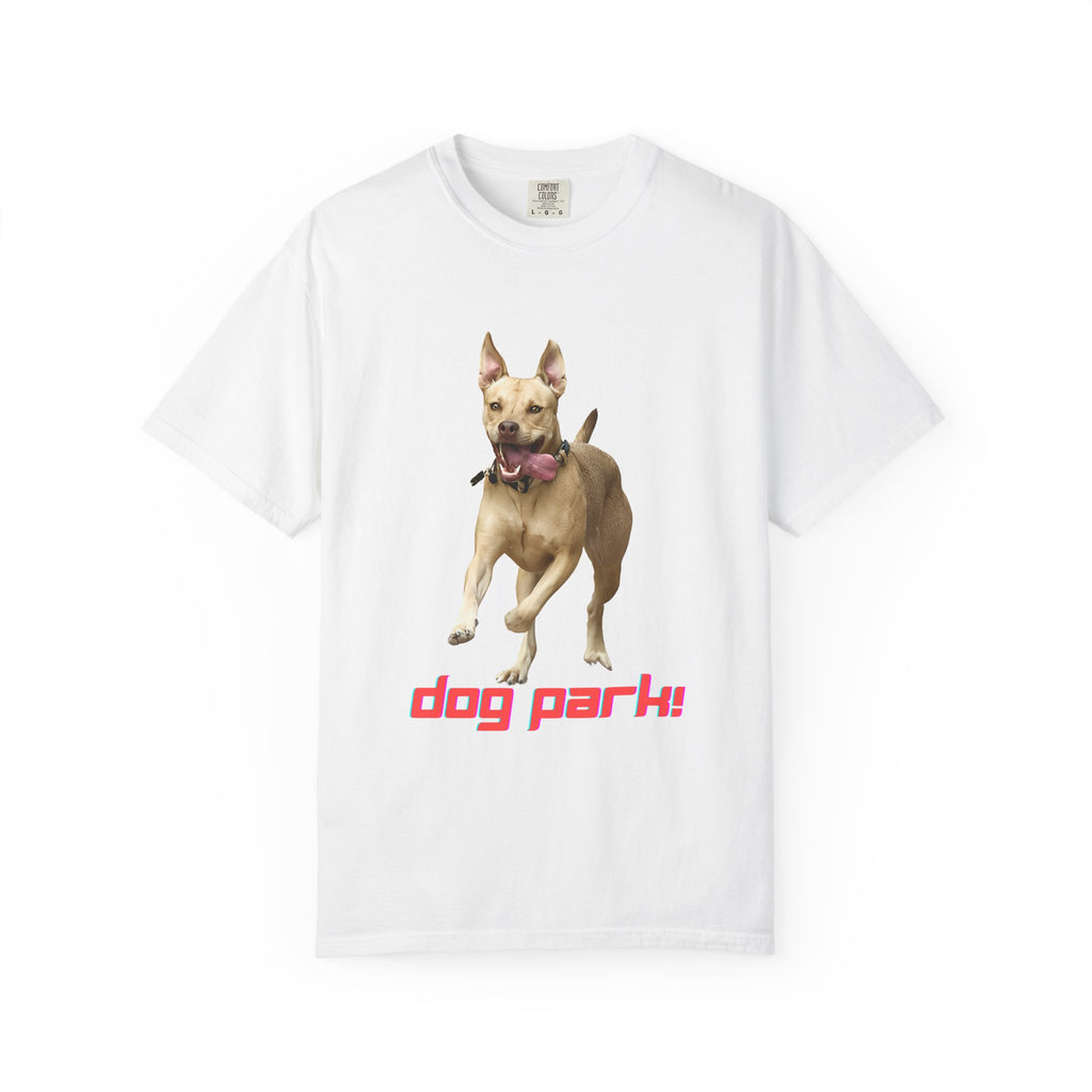 Dog Park Unisex Garment-Dyed T-shirt