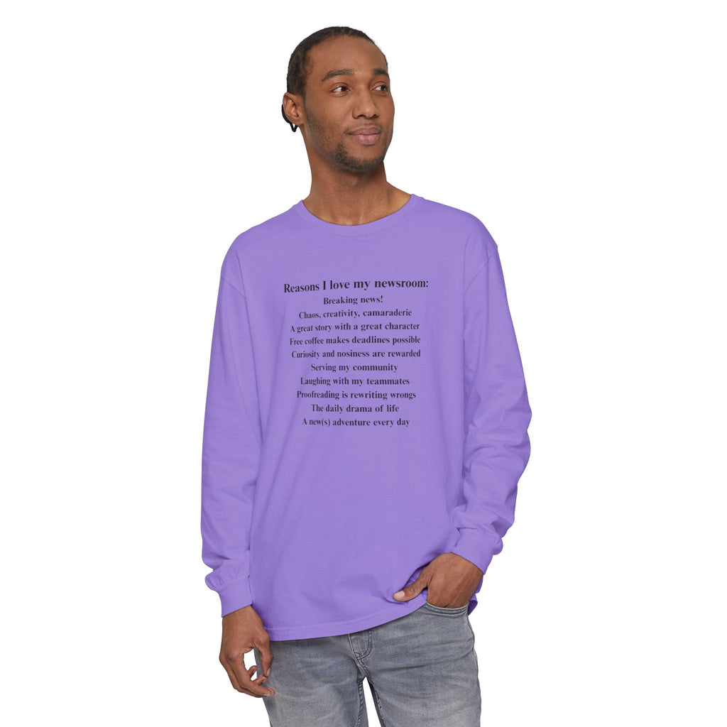 "Reasons I love my newsroom" Fleece Hoodie