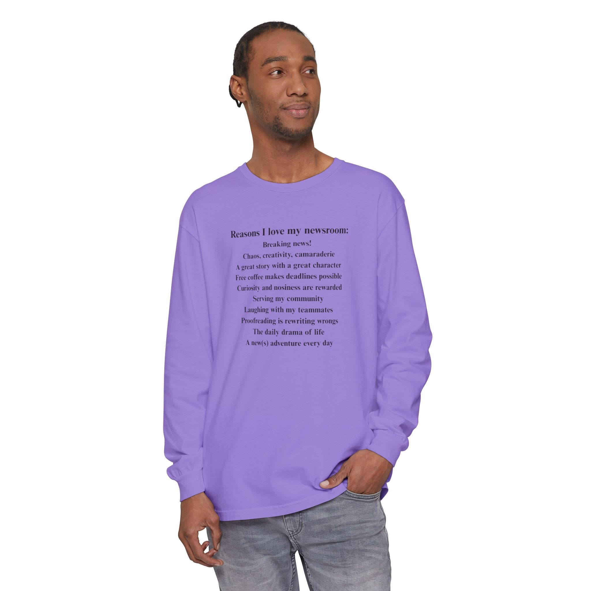 "Reasons I love my newsroom" Fleece Hoodie