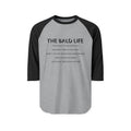 The Bald Life Funny Baldness Baseball Shirt