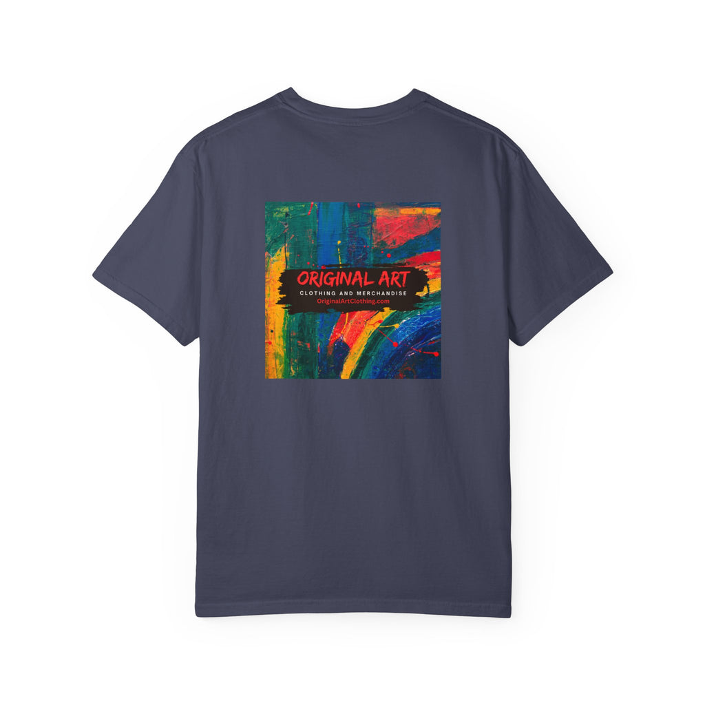 Vibe Unisex Garment-Dyed T-shirt | Casual Wear, Summer Fashion, Gift for Friends, Positive Vibes, Unique Streetwear