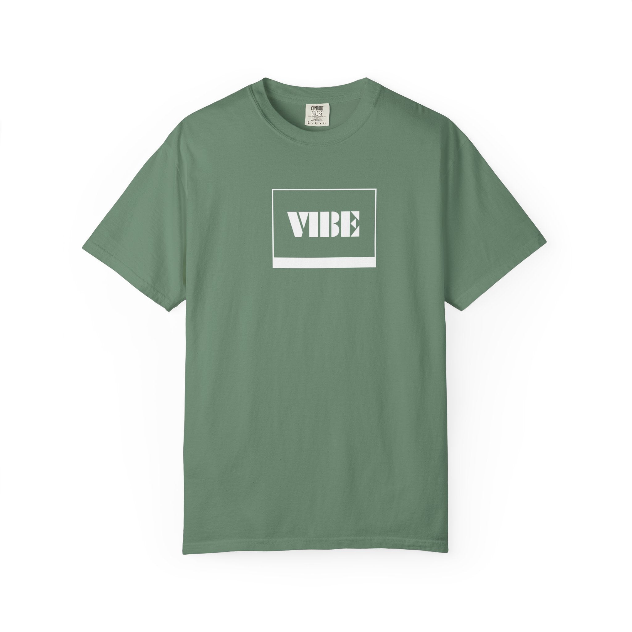 Vibe Unisex Garment-Dyed T-shirt | Casual Wear, Summer Fashion, Gift for Friends, Positive Vibes, Unique Streetwear