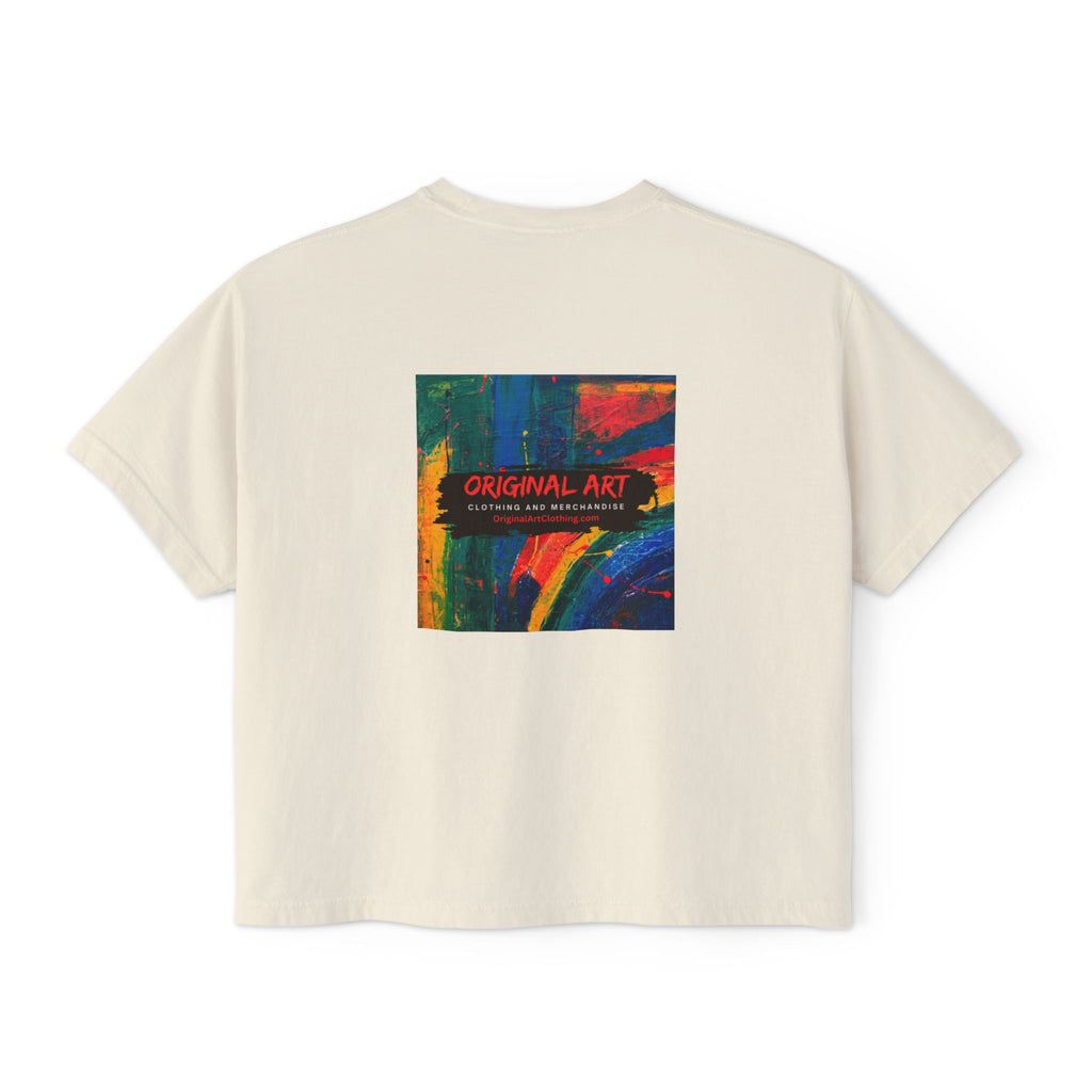 "Fierce Fearless Fabulous"Women's Boxy Tee — Minimal Script Graphic