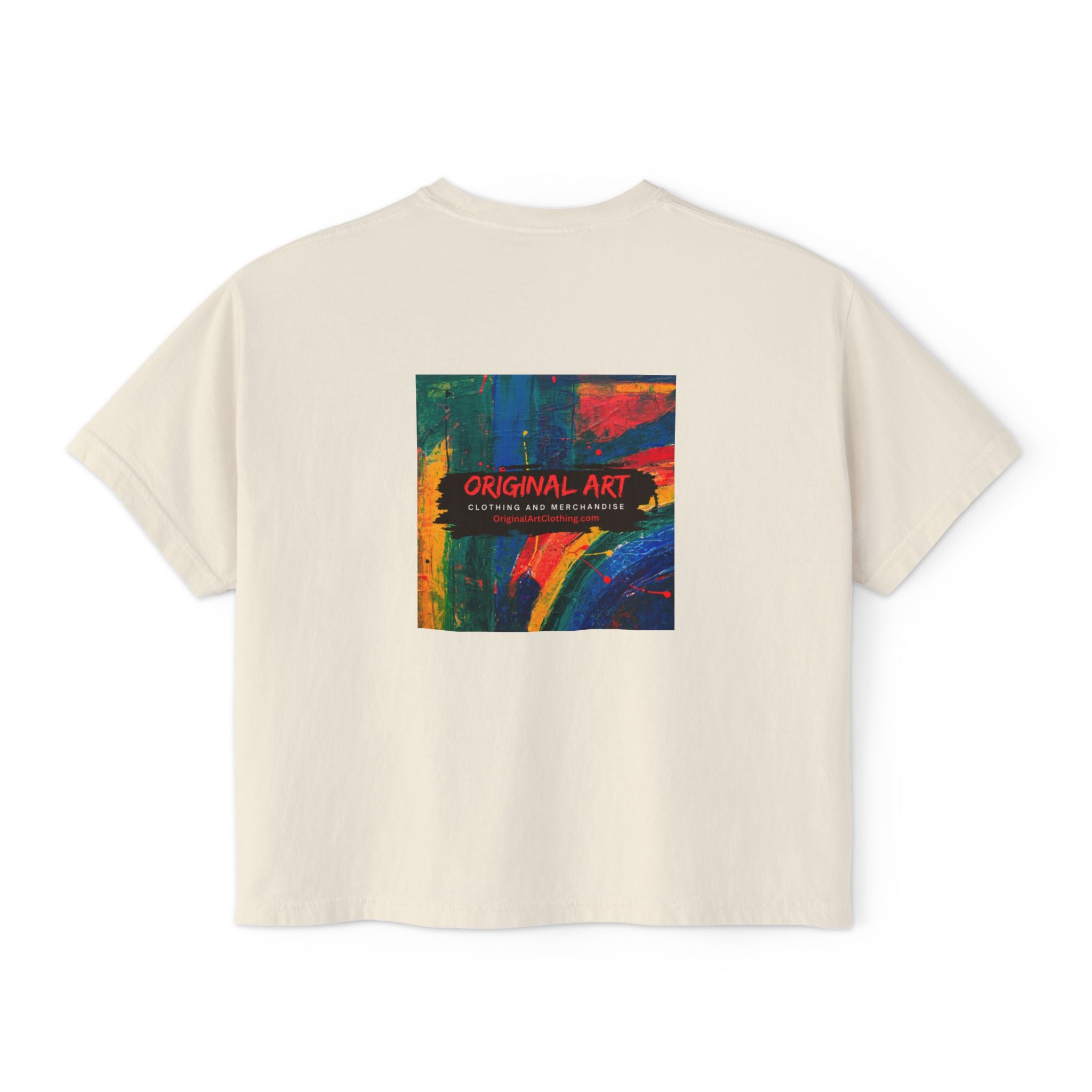 "Fierce Fearless Fabulous"Women's Boxy Tee — Minimal Script Graphic