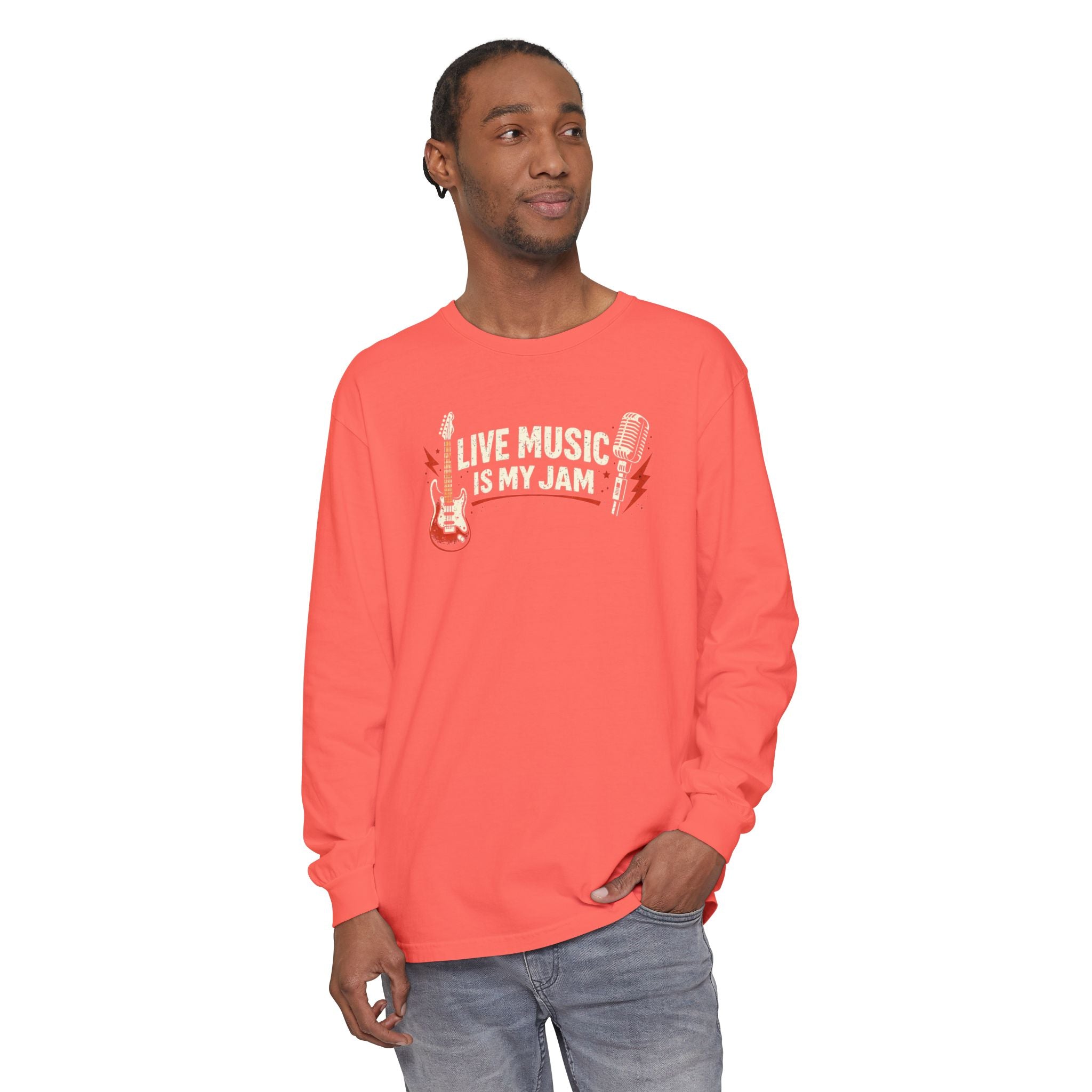 Live Music Is My Jam Long Sleeve Tee