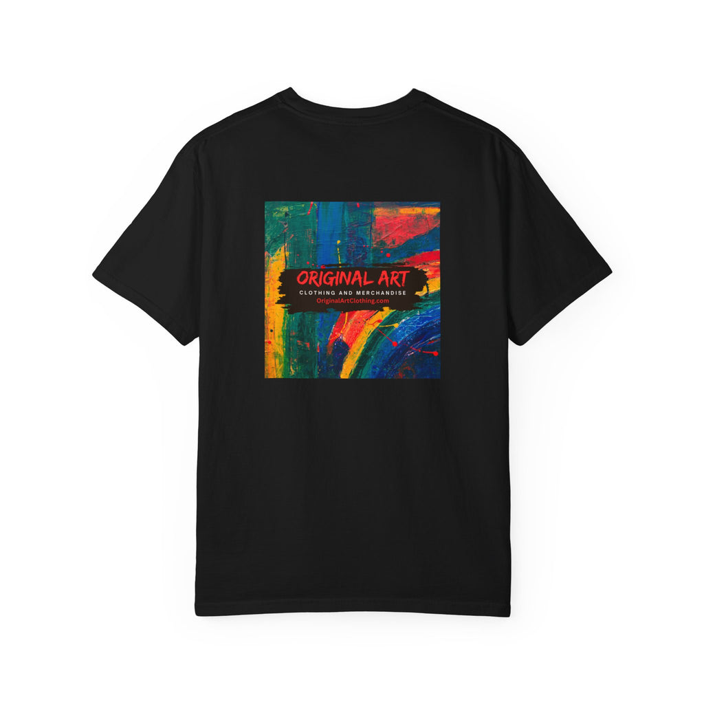Vibe Unisex Garment-Dyed T-shirt | Casual Wear, Summer Fashion, Gift for Friends, Positive Vibes, Unique Streetwear
