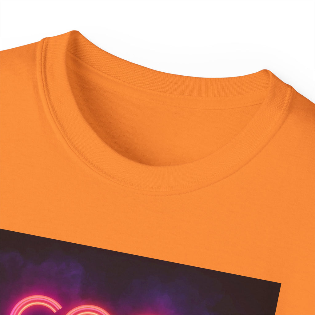 Cool Neon Graphic Tee for Trendy Casual Wear, Retro Vibe Shirt, Gift for Teens, Festival Outfit, Summer Essential