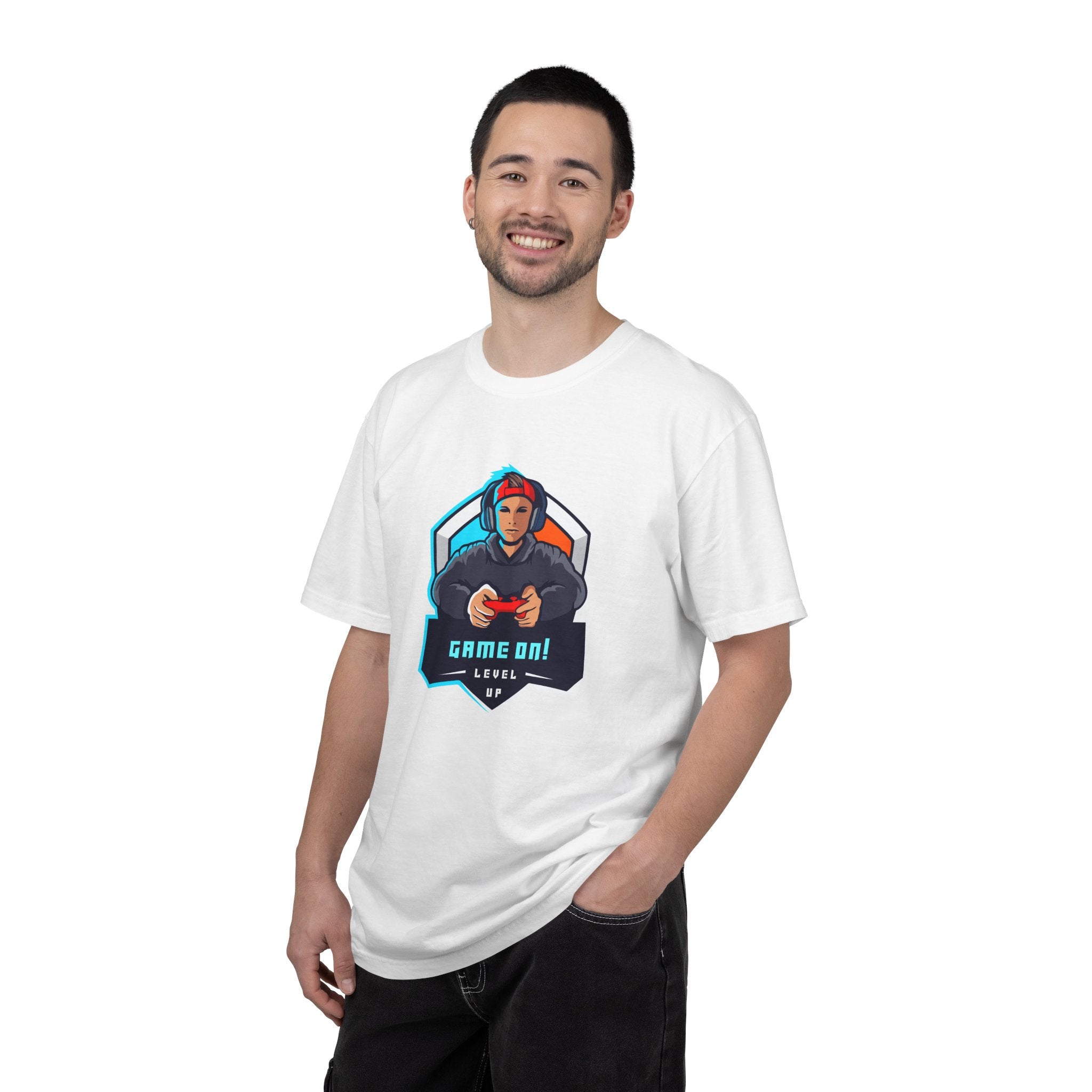 "Game On! Level Up" Graphic Tee Shirt