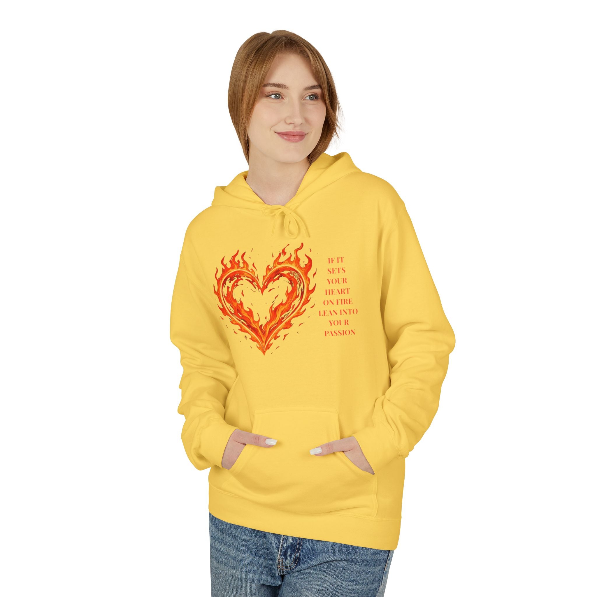 If It Sets Your Heart On Fire Graphic Pullover