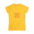 Women's Tee — "A Mom's Love Is Like Wi-Fi" Funny Mother's Day Shirt