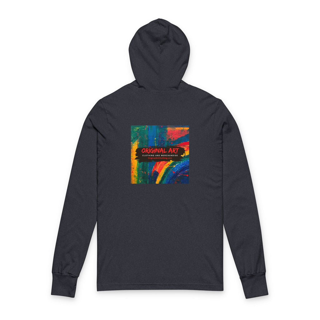 Live Music Is My Jam Hooded Long Sleeve Tee — Colorful Concert Graphic