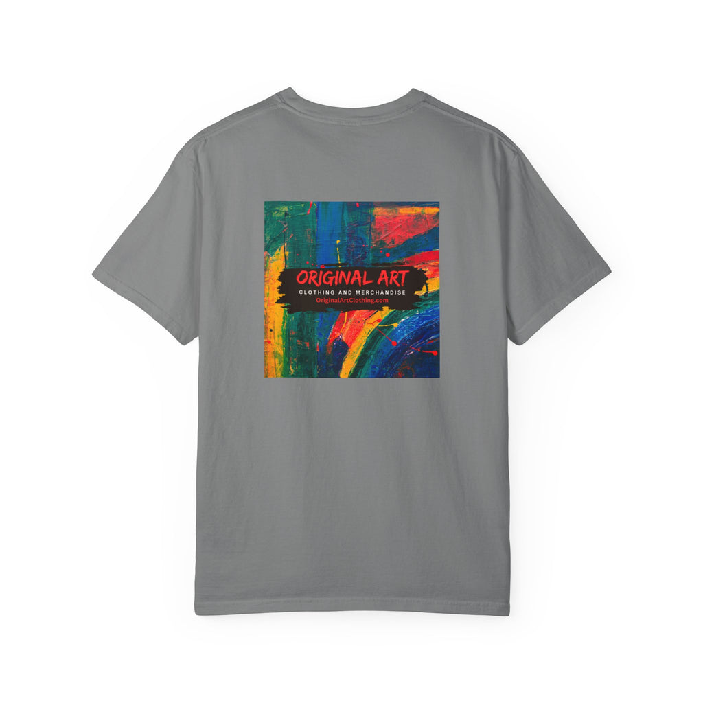 Vibe Unisex Garment-Dyed T-shirt | Casual Wear, Summer Fashion, Gift for Friends, Positive Vibes, Unique Streetwear